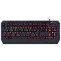 Teclado Gamer Draco Com Macros, Multimidia Led 3 Cores Cabo 1.8 Metros Abnt2 Preto - Gt400